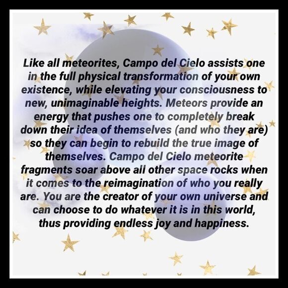 Meteorite Campo Del Cielo Solid Sterling Silver Ring Size 6.5 - Picture 6 of 11